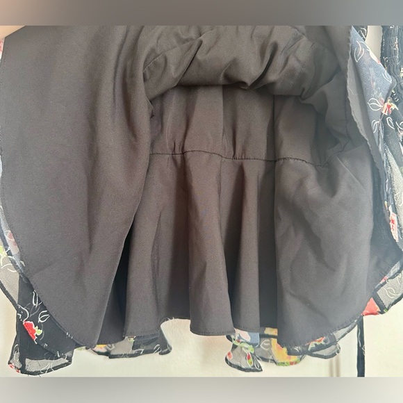 veronica beard 100% silk armeria mini dress | floral long sleeve | size 0 - Picture 8 of 13